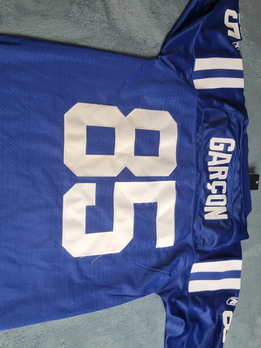 NFL Reebok Blue #85 Garcon Indianapolis Colts Football Jersey